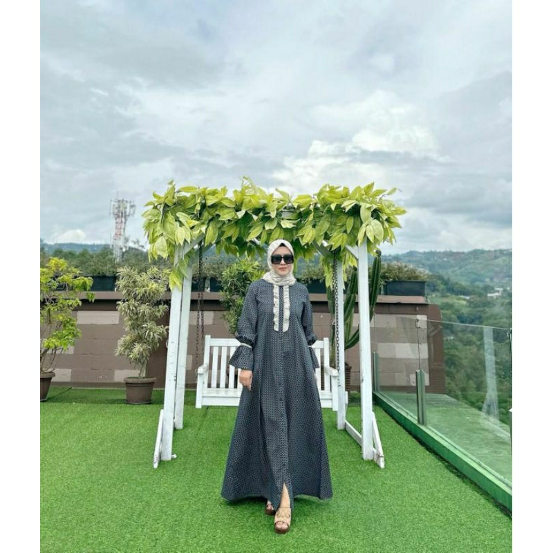 KORINA MADINA DRESS BLACK