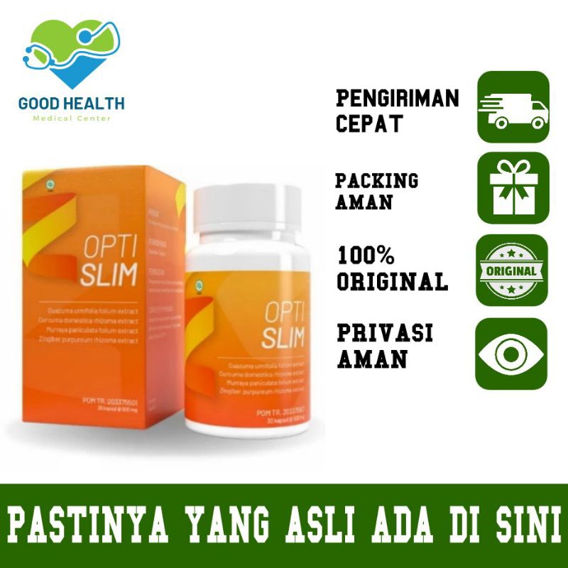 OPTISLIM ASLI ORIGINAL OBAT HERBAL PELANGSING BADAN PALING BERKUALITAS OPTISLIM PELANGSING