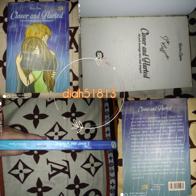 Novel Closer and Hurted - Yerica Eryana (Preloved)
