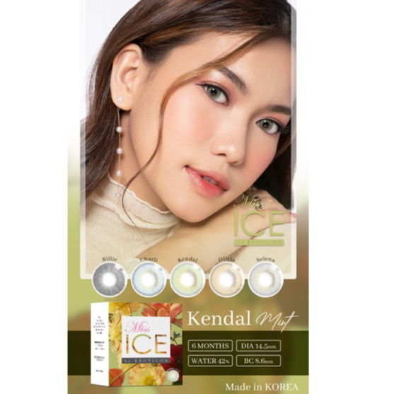 SOFTLENS MISS ICE MINUS -2.75 sd -6.00 FREE LENSCASE DIA 14.5 MM / Softlen Soflen Soflens