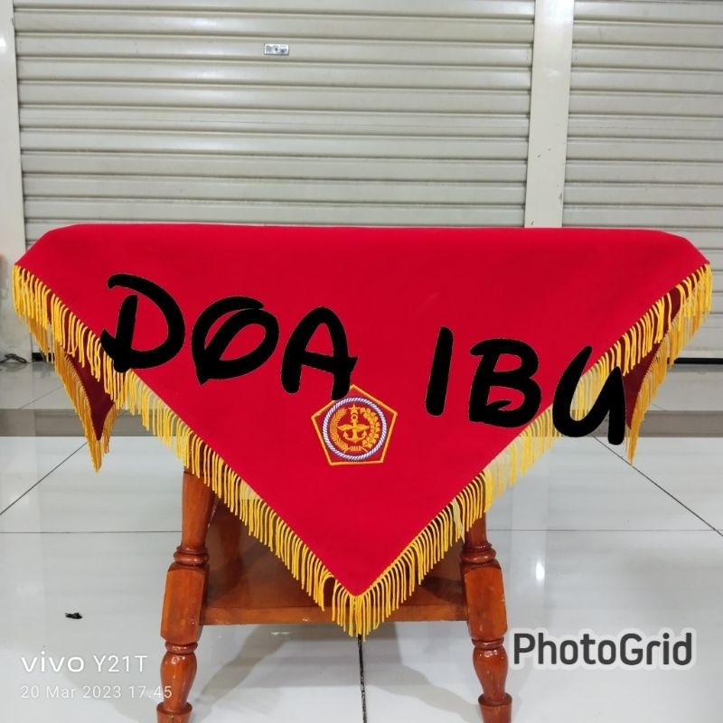 

best seller alas baki upacara bendera alas baki paskibra logo MABES TNI