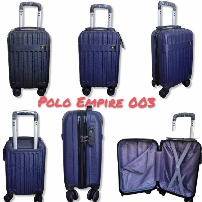 Koper Fiber 16 Inch Polo empire Hardcase/ Bahan ABS anti pecah original - Koper kabin size