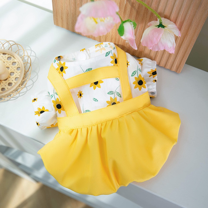 Seojin sunflower korea dress