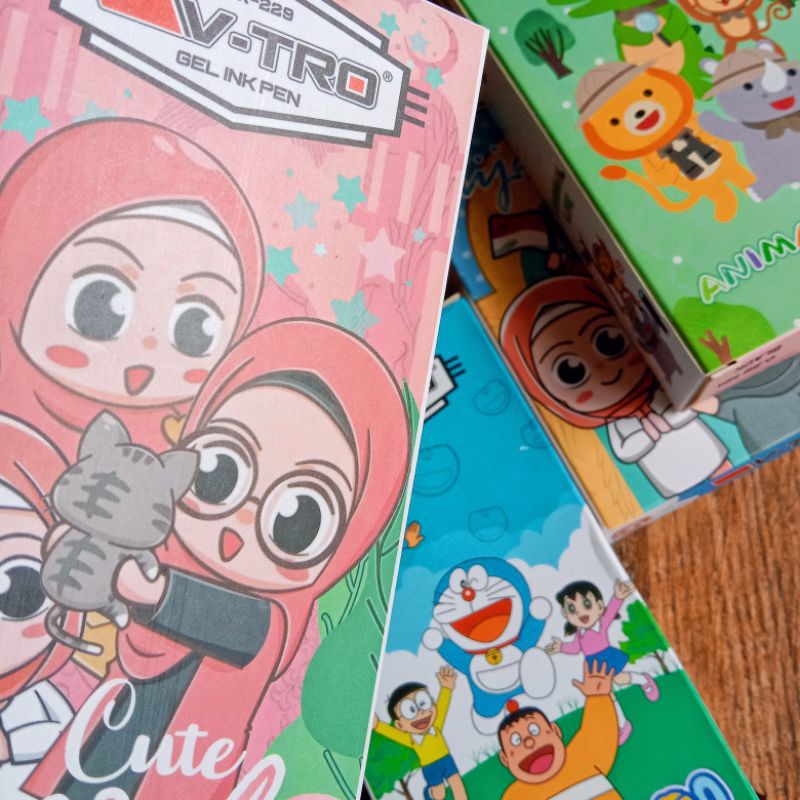 

(VITRO)PULPEN GEL FANCY / PEN GAMBAR MOTIF BOLPOINT LUCU MURAH