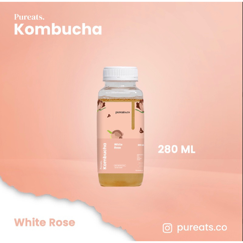 

Pure Kombucha 280ml - White Rose