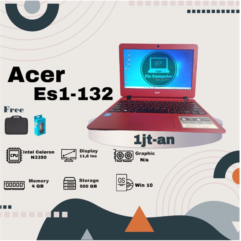 Notebook Acer es1-132/ram 4GB/HDD 500GB