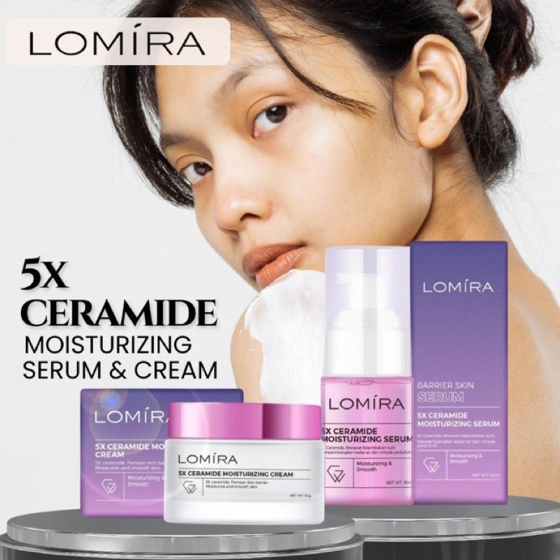 Lomira 5x Ceramide Moisturizing Cream/ Serum Skin Barrier