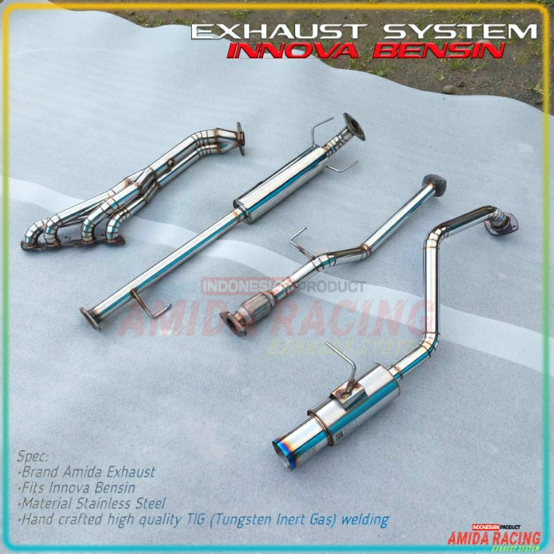 KNALPOT MOBIL FULL SYSTEM INNOVA BENSIN / KNALPOT RACING MOBIL INNOVA