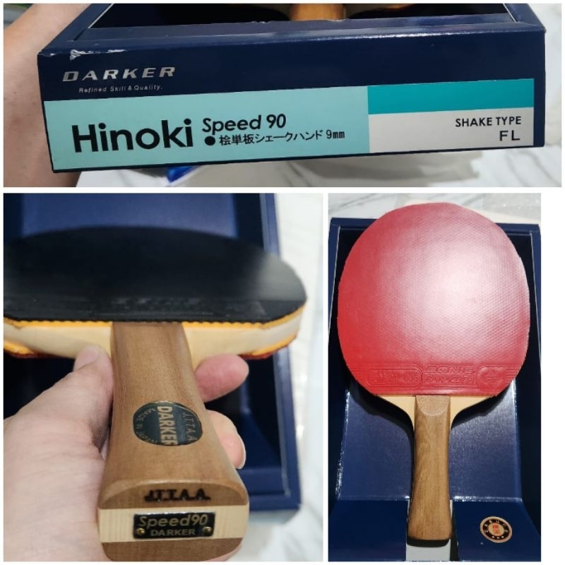 bet pingpong Darker hinoki speed 90 original100% bisa Nego