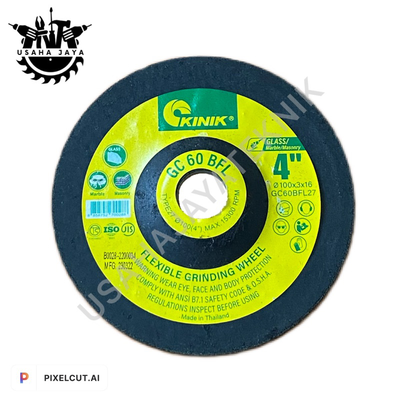 KINIK Mata/Batu Gerinda Fleksibel/Flexible/Batu Poles Granit  - GC60 GC120