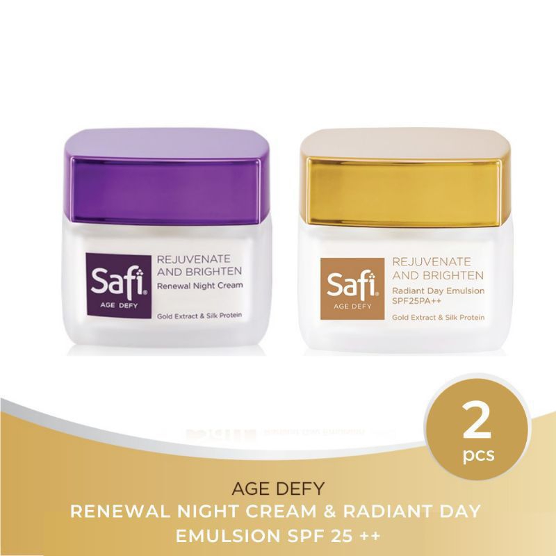 Paket Safi Murah Safi Age Defy Day Cream & Safi Age Defy Night Cream