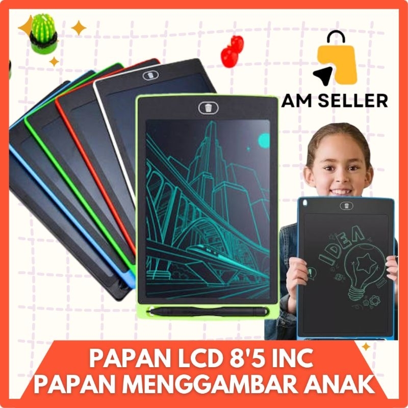 Produk Viral papan LCD tulis anak multifungsi 1pcs