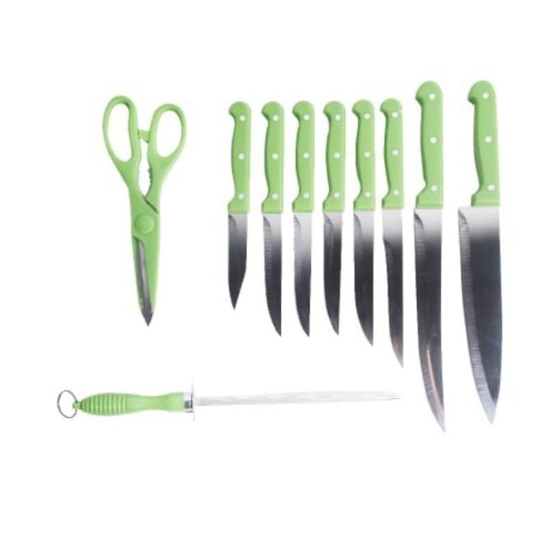 Kris Set 11 Pcs Pisau Dapur Stainless Steel