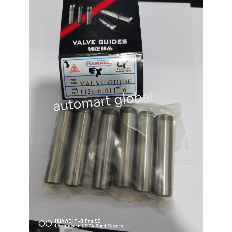 valve guide bos klep hardtop 2f 6pc