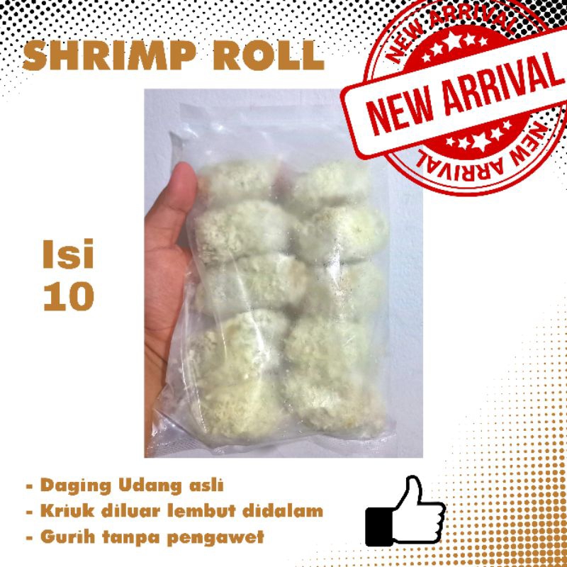 

SHRIMP ROLL Isi 10 | Daging Udang Asli | HOMEMADE | ENAK