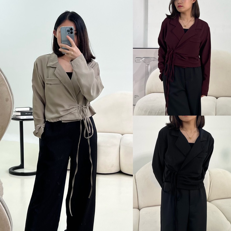 Enzy Tied Blazer/ Blazer Tali