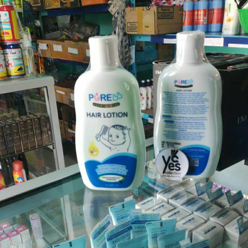 Pure Hair Lotion 230ml Premium Care Losion Perawatan Rambut Bayi PureBaby BB Baby anak Purekids