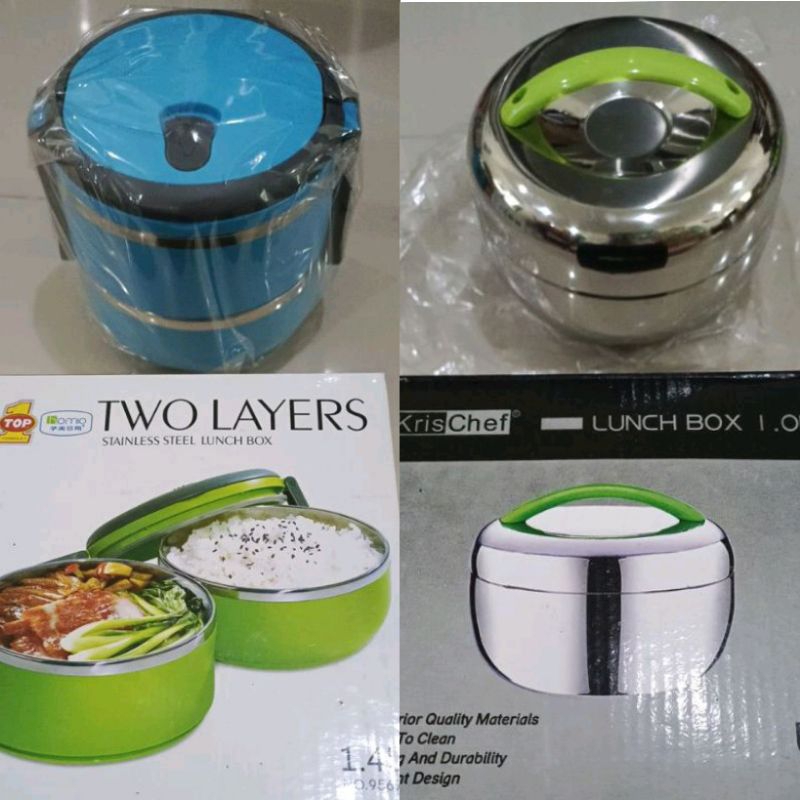 krischef ace hardware lunch box 1 l superior qualitt materials strong and durability homio two layer