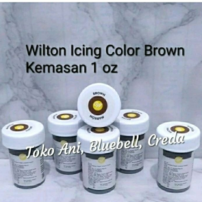 

Wilton icing color brown , botol 1 oz / Pewarna makanan, icing ori Wilton : brown , kemasan 1 oz ( 0610-317 )