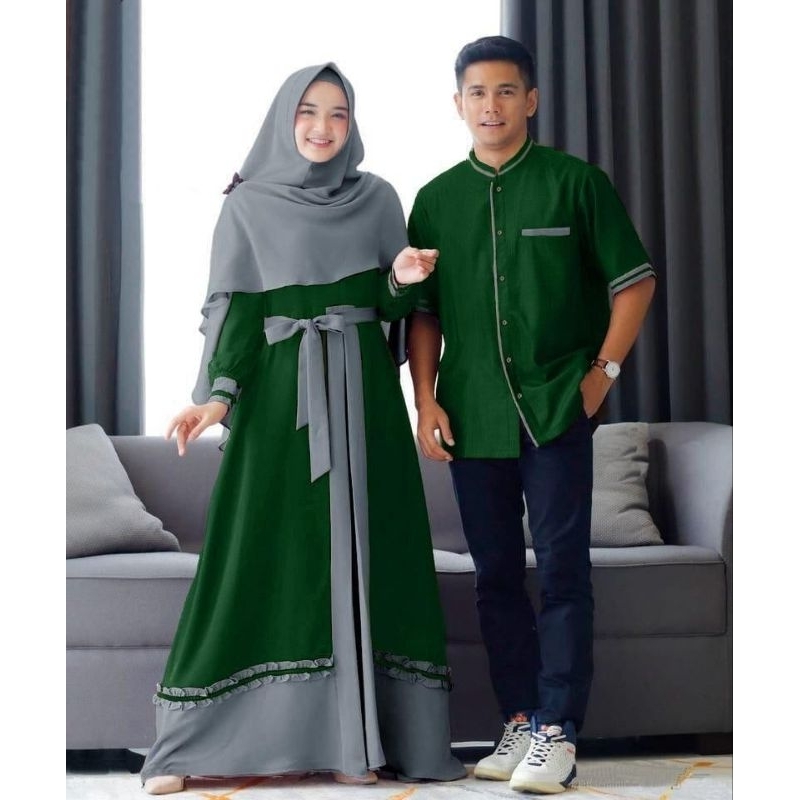 LVR Couple RAFA maxi kemeja pakaian wanita pria