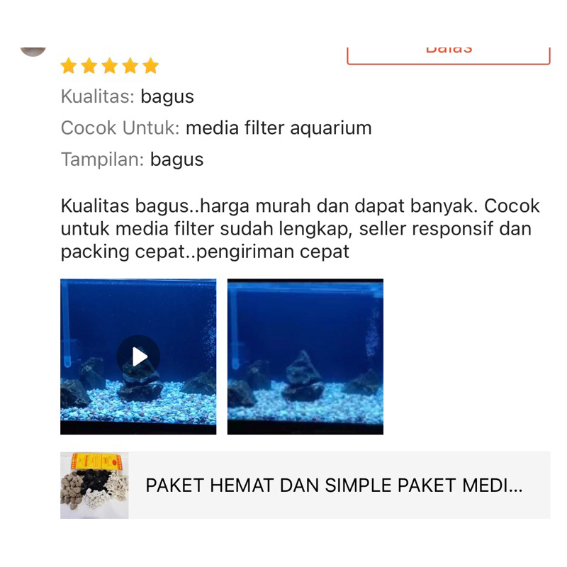 PAKET HEMAT DAN SIMPLE PAKET MEDIA FILTER 5in1 AQUARIUM PENJERNIH AIR