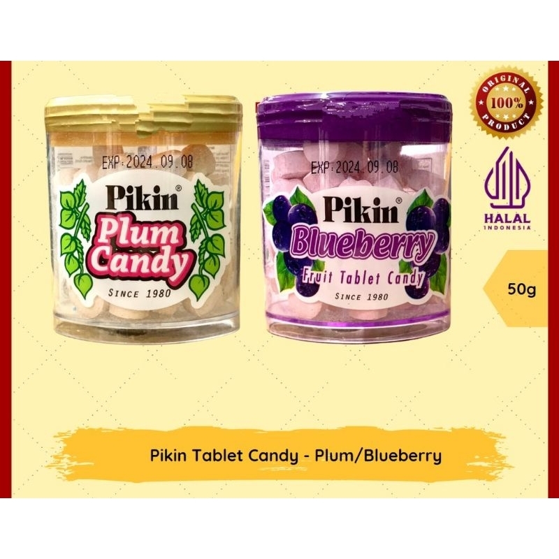 

Pikin Candy Plum Blueberry /Permen Jadul 50gr