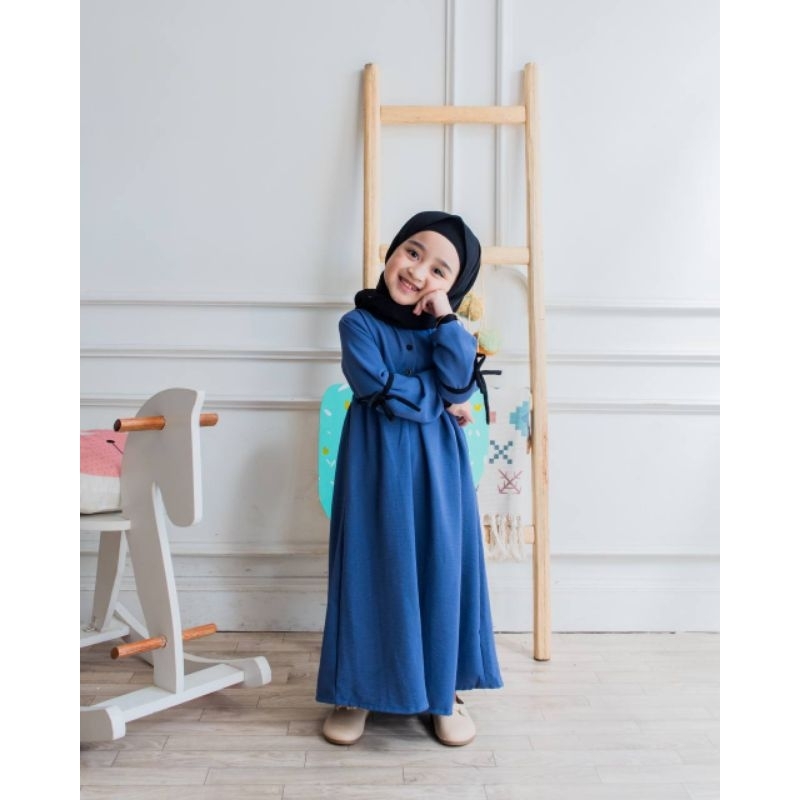 Baju gamis anak perempuan gamis anak malaysia dress anak umur 4 sampai 12 tahun