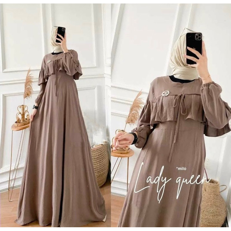 GAMIS POLOS VIRAN TERBARU BAHAN CRINKLE PREMIUM BAJU GAMIS WANITA LEBARAN VIRAL 2023 PAKAIN KEKINIAN