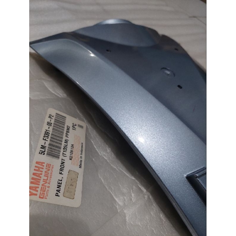 Dasi/Panel/Tameng Dada Jupiter Z Lama 5LM ORI (Biru Muda/Telor Asin)