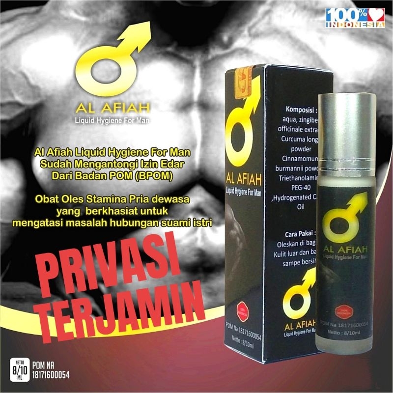Al Afiah Hajar Jahanam BPOM obat kuat oles tahan lama (Privasi Terjaga)