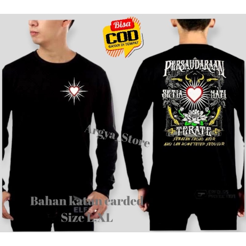 KAOS PSHT LENGAN PANJANG KAOS LAMBANG PSHT KAOS PSHT DISTRO