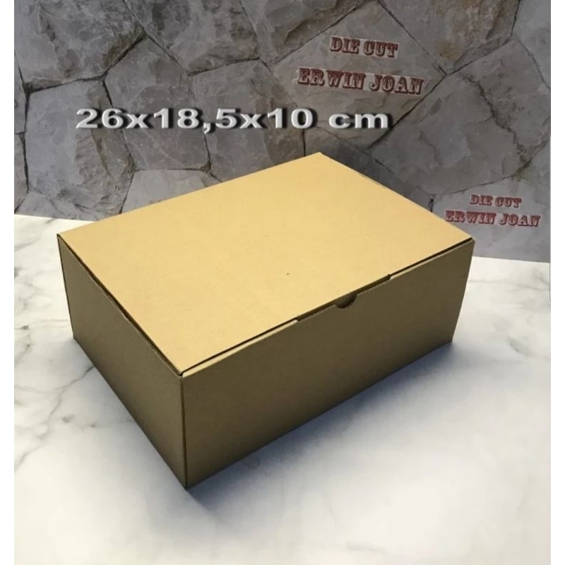 

Kardus Box 26x18,5x10 cm Kotak Karton Diecut