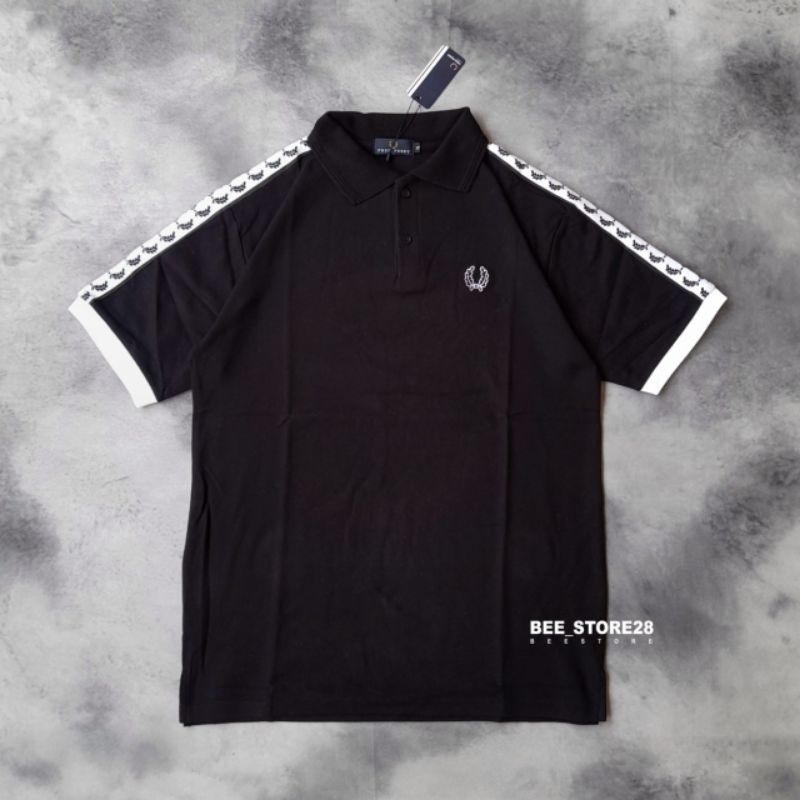 POLO SHIRT FRD FRRY TAPED BORDIR AUTHENTIC FULL LABEL (BESTSELLER)