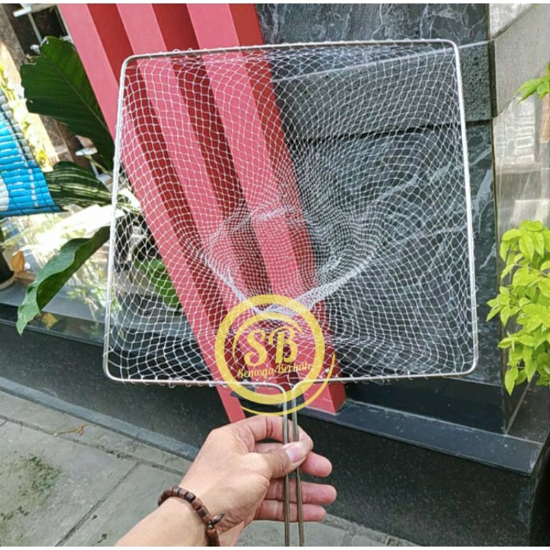 Jaring Seser Ikan kotak Ring Stainless