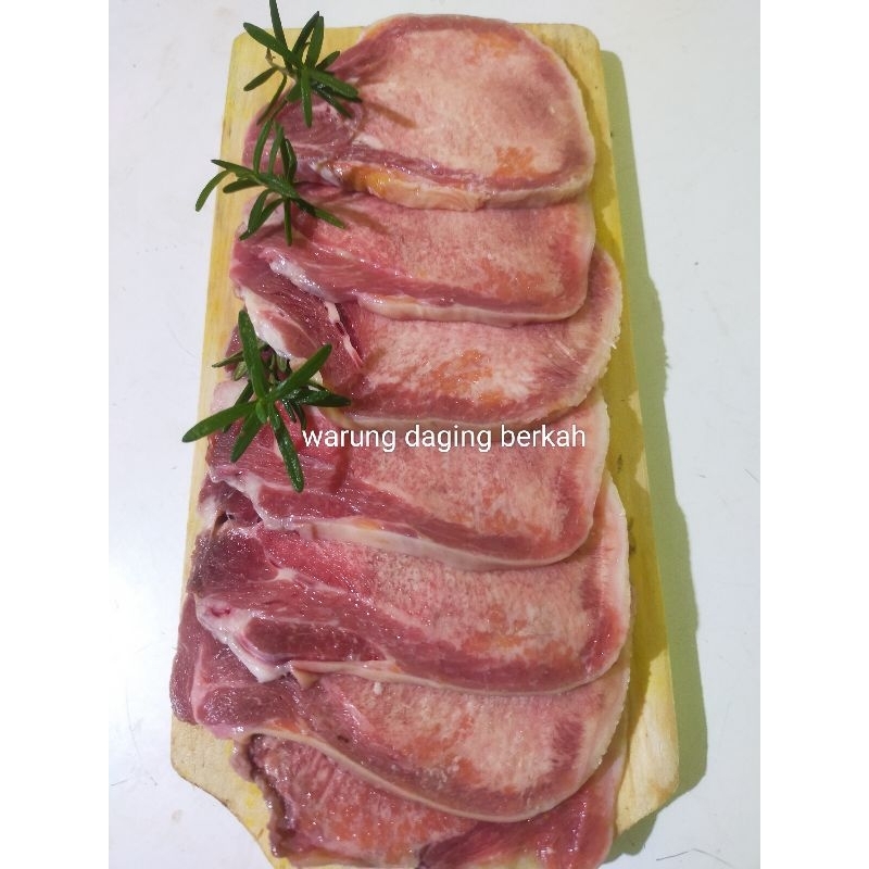 

lidah sapi slice