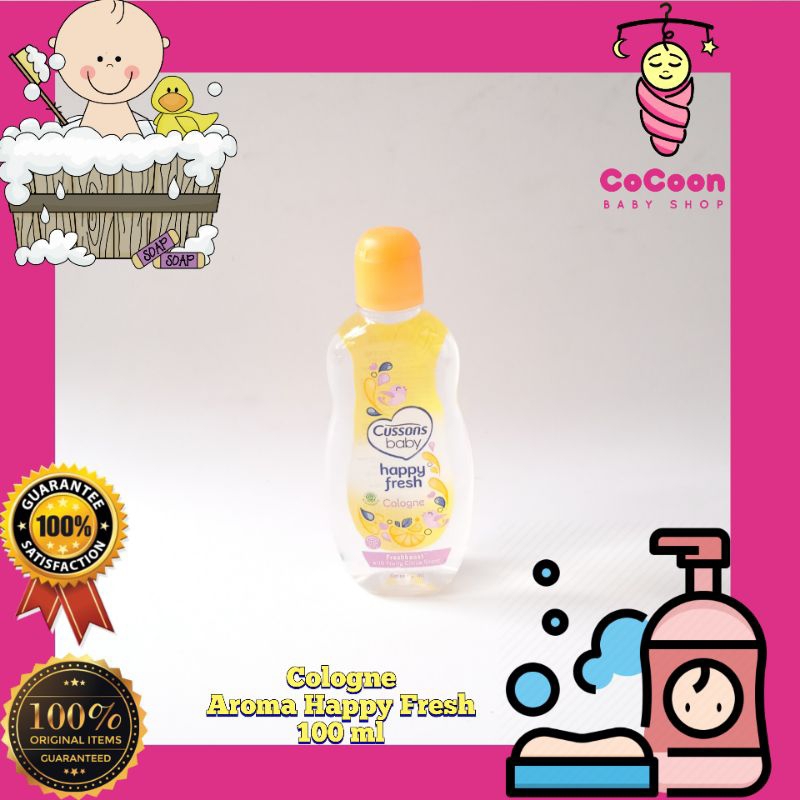 Parfum Bayi Cusson Cuson Cussons Baby Cologne Happy Fresh 100 ml 100ml