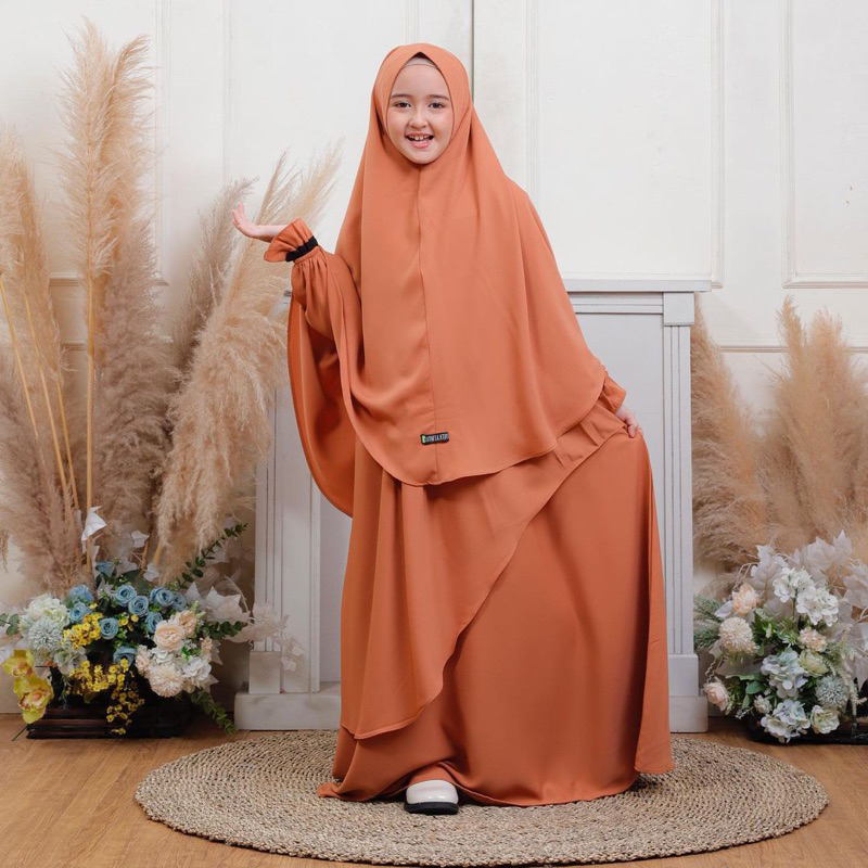 Luthfia kids - Gamis Anak Perempuan/Rayya Set Series 2
