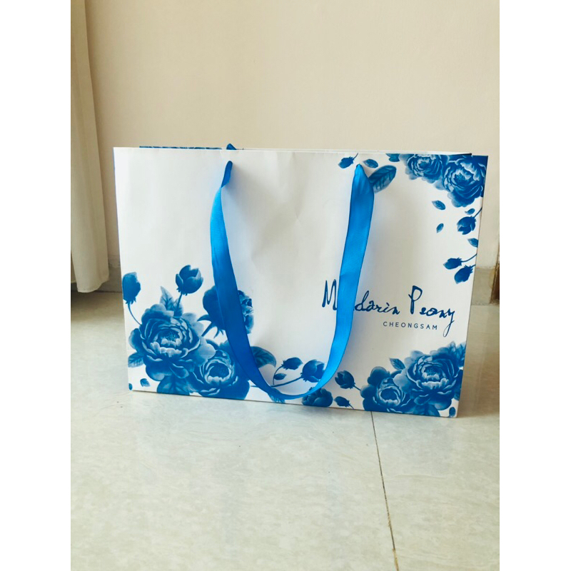 

paper bag/paperbag/tas kertas/kantong belanja/mandarin peony original