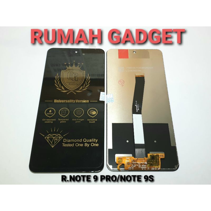 LCD REDMI NOTE 9 PRO/REDMI NOTE 9S FULLSET TOUCHSCREEN