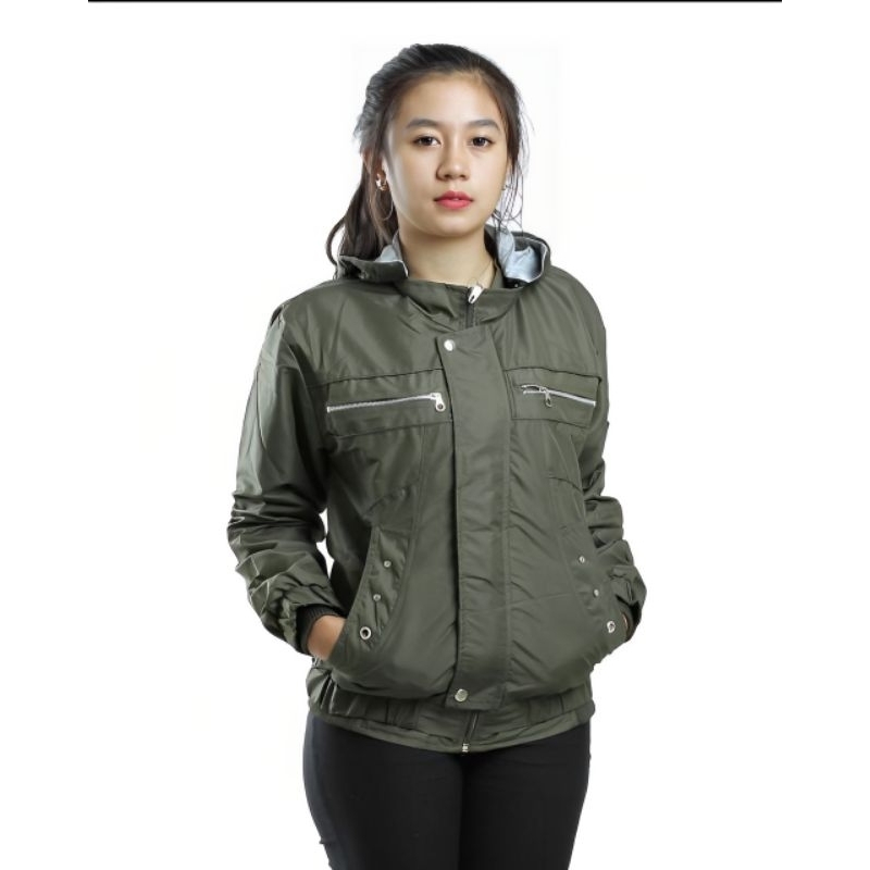 Jaket Wanita Polos Daily Outfit | OOTD Jaket Polos Cewek Simple Kekinian Best Quality!!