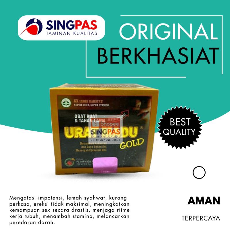 

Suplemen Herbal Jamu Kesehatan KapsulUrat (Madu) Gold Original Asli Ampuh Obat (Kuat) Pria Obat Vitalitas isi 20 Kapsul Mengatasi Lemah (Syahwat)
