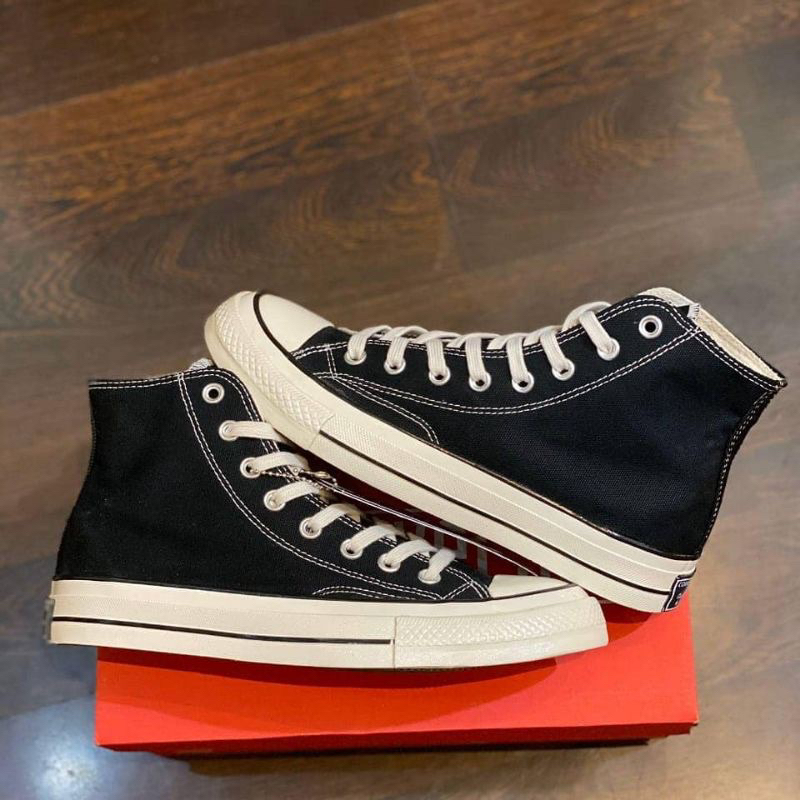 Sepatu Converse Original High Quality Chuck Taylor 70S Black White