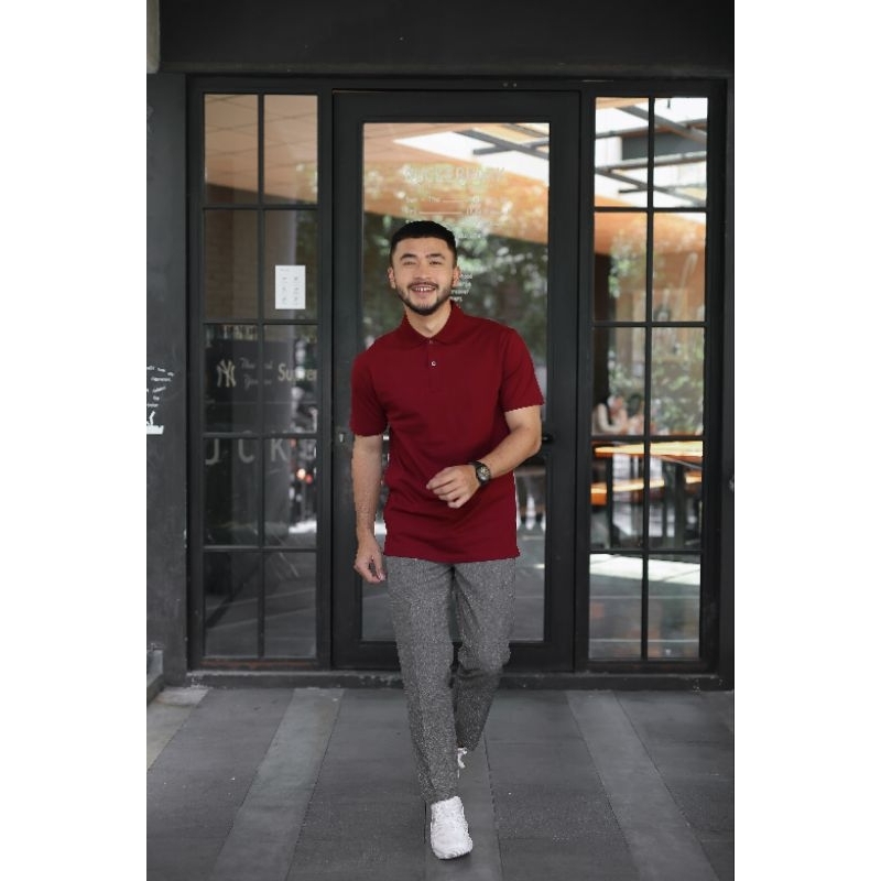 MANLY Kaos Kerah Premium Polo Shirt Pria