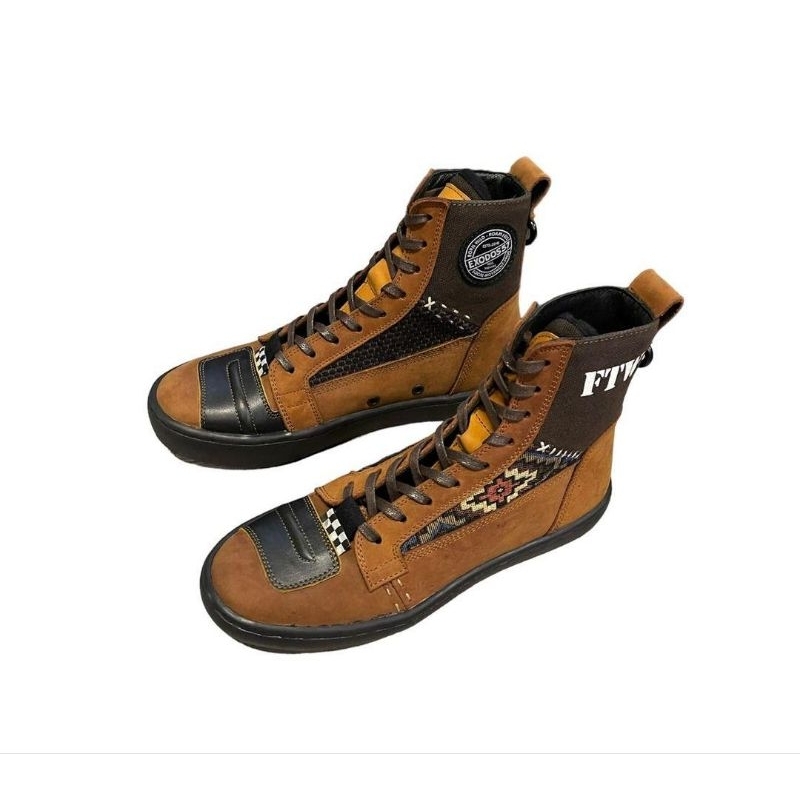 STHIRA | SEPATU EXODOS57 FTW KHAKI | SEPATU KULIT | BOOTS | SHOES RIDING