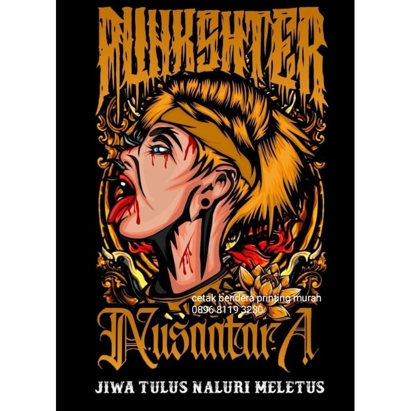 BENDERA FULL PRINTING, BENDERA PUNKSHTER, BENDERA SH, BENDERA PSHT, GIANTFLAG PUNKSHTER, MINIFLAG KO