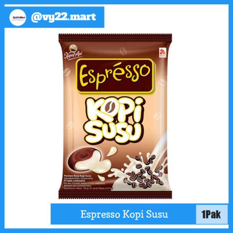 

Espresso Kopi Susu Permen Kopi Susu isi 50pcs