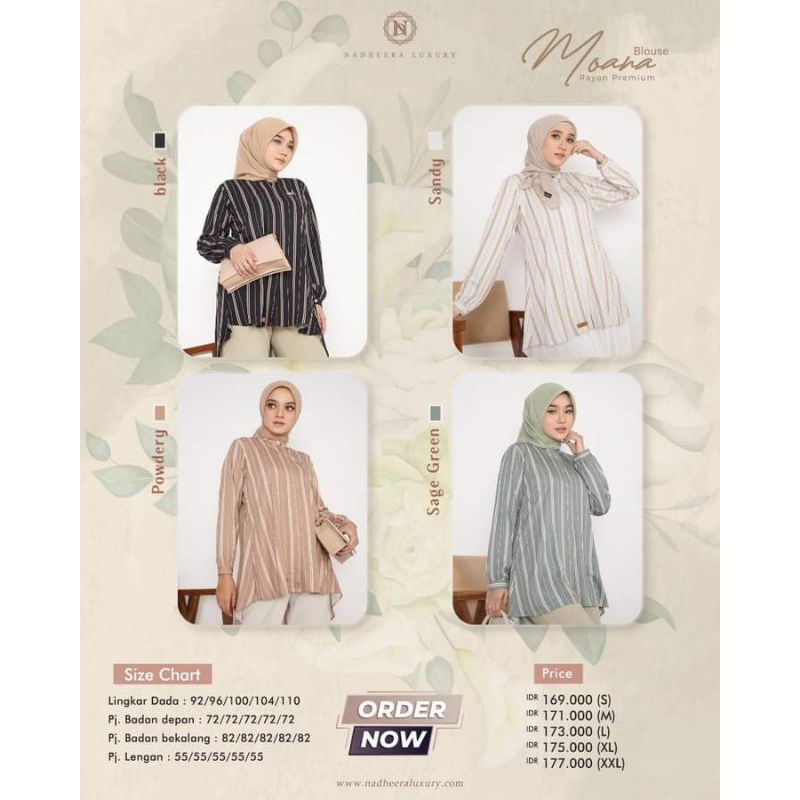 MOANA BLOUSE ✅ NADHEERA LUXURY ✅ SPESIAL PROMO
