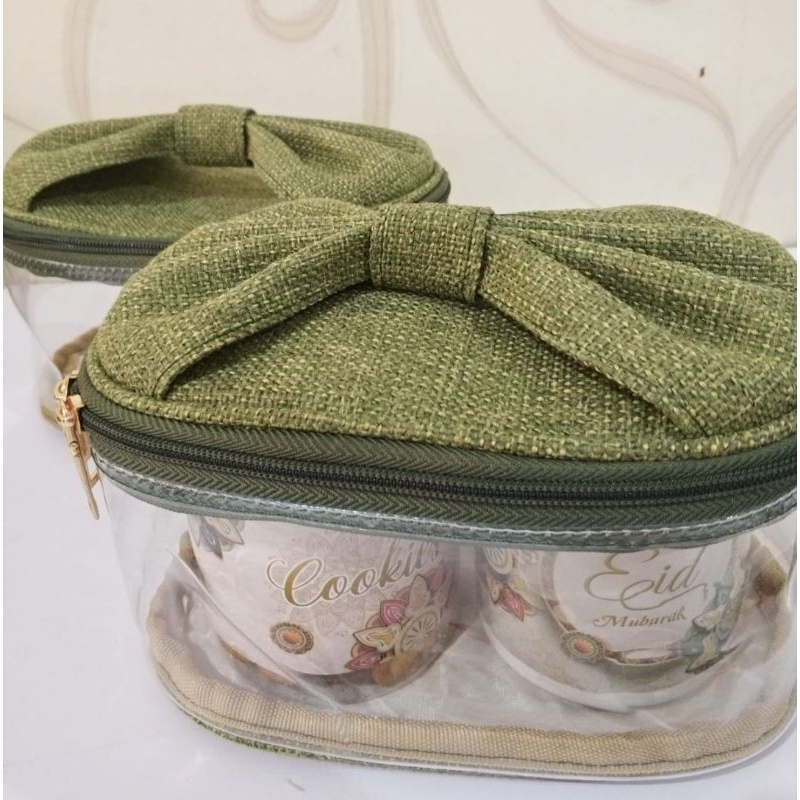 RIBBON BAG / TAS SAJADAH / SAJADAH TRAVEL / HAMPERS LEBARAN MURAH / HAMPERS IDUL FITRI / KARDUS LEBA