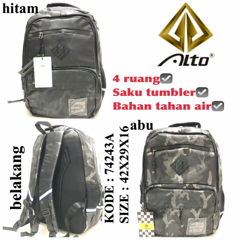 TAS RANSEL SEKOLAH BACKPACK BY ALTO 74243A.