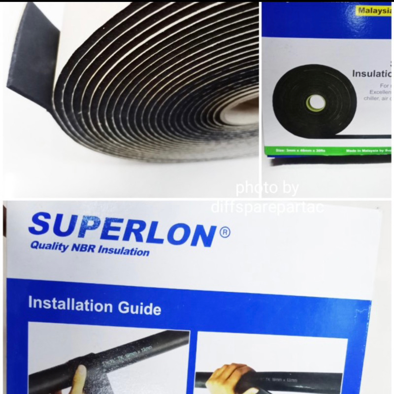 Superlon foamtape superlon self adhesive insulation